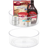 Lazy Susan Turntable Bins (2 Pack)